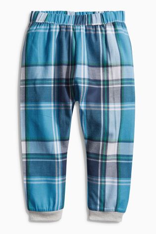 Blue Check Bottom Pyjamas Two Pack (1.5-8yrs)